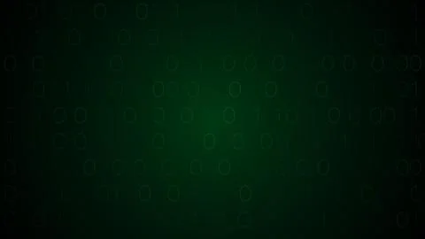 Digital binary data scan background green interface 写真素材