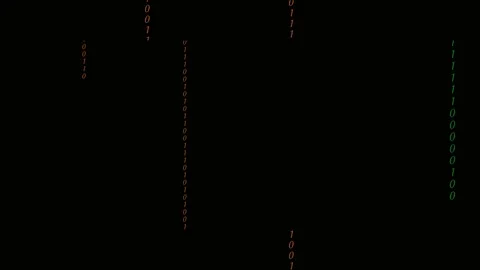 Digital binary data, streaming code background. Matrix background. Crypto spa Stock Footage 104701401