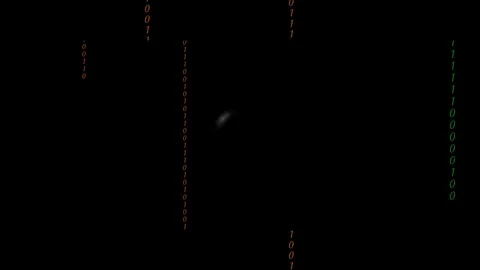 Digital binary data, streaming code background. Matrix background. Crypto spa Stock Footage 104702454