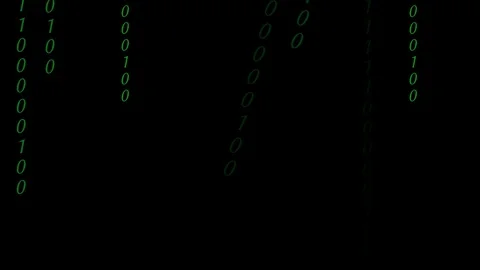Digital binary data, streaming code background. Matrix background. Crypto spa Stock Footage 104707917