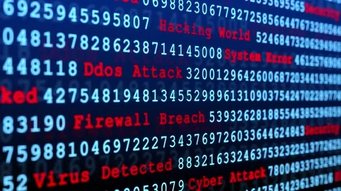 Digital binary data, streaming code matrix background Loop Animation. Stock Footage 151428163