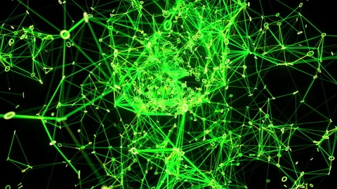 Digital Binary Metaverse Data Network expansion explosion Meta universe burst 4k Stock Footage 190422787