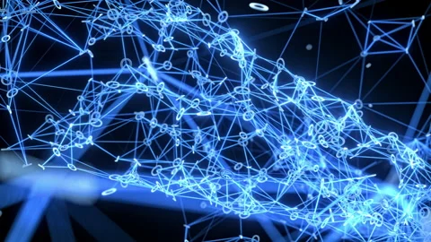 Digital Binary Metaverse Data Network expansion explosion Meta universe burst 4k Stock Footage 200869974