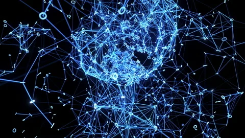 Digital Binary Metaverse Data Network expansion explosion Meta universe burst 4k Stock Footage 212682835