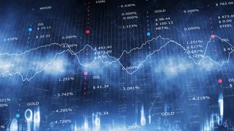 Digital binary numbers business stock data graphs animation Stock Footage 334815179