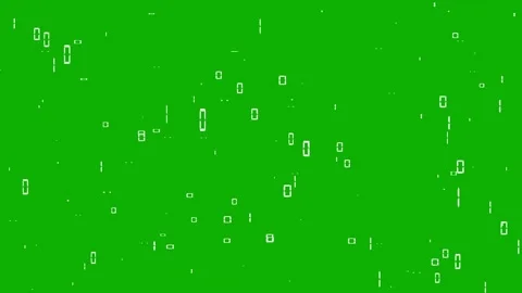 Digital binary numbers green screen motion graphics Stock Footage 282999217