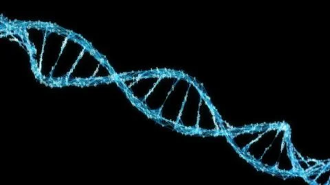 Digital Binary Plexus DNA spiral background Illustrazione stock