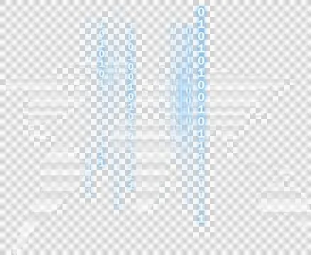 Digital binary screen and world map 写真素材