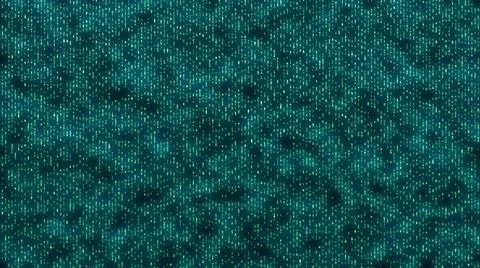 Digital binary symbols like matrix style illustration Stockillustratie