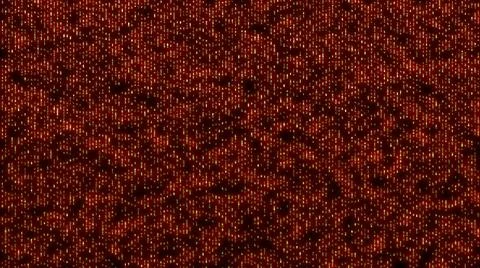 Digital binary symbols like matrix style illustration Illustrazione stock