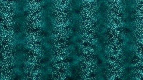 Digital binary symbols like matrix style illustration Stock Illustration