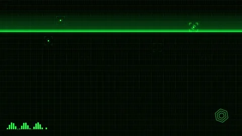 Digital Biometric Fingerprint Scanning System Technology Stock Footage 345520478