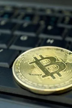 Digital Bitcoin System Stock Photos