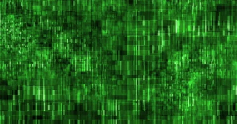 Digital Block of Pixels in Cyberspace Background Blue Stockbeeldmateriaal 155533399