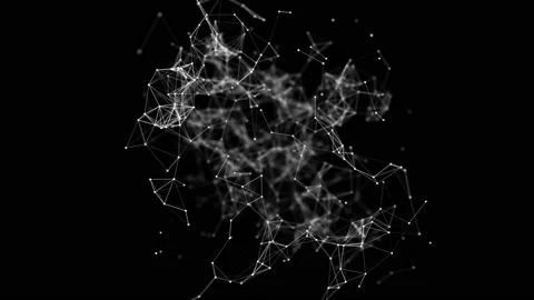 Digital blockchain concept. Abstract background whith connection dots and lines. Stockbeeldmateriaal 148147579