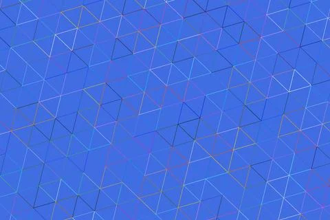 Digital blockchain network with interconnected nodes and lines Stock Illustration