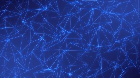 Digital blue background with dots and lines. Stock Footage 309312451