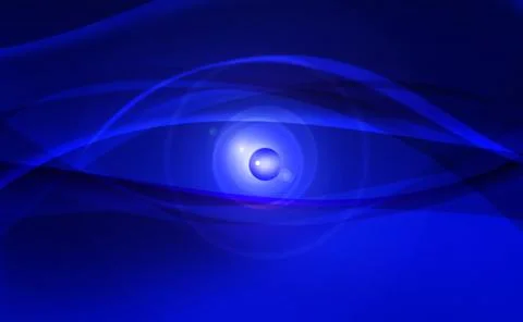 Digital blue eyes Stock Photos