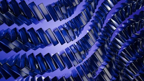 Digital blue glass abstract background Vidéo 332064718