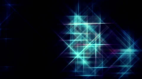 Digital Blue Grid Stars Flying Background Stock Footage 63305083