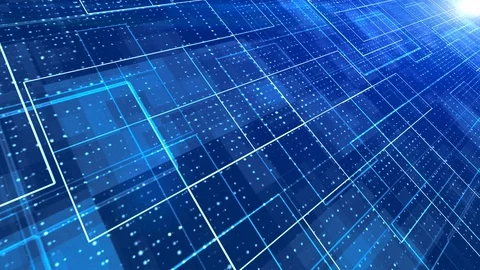 Digital Blue lines geometric background. Motion abstract background Stock Footage 118247619