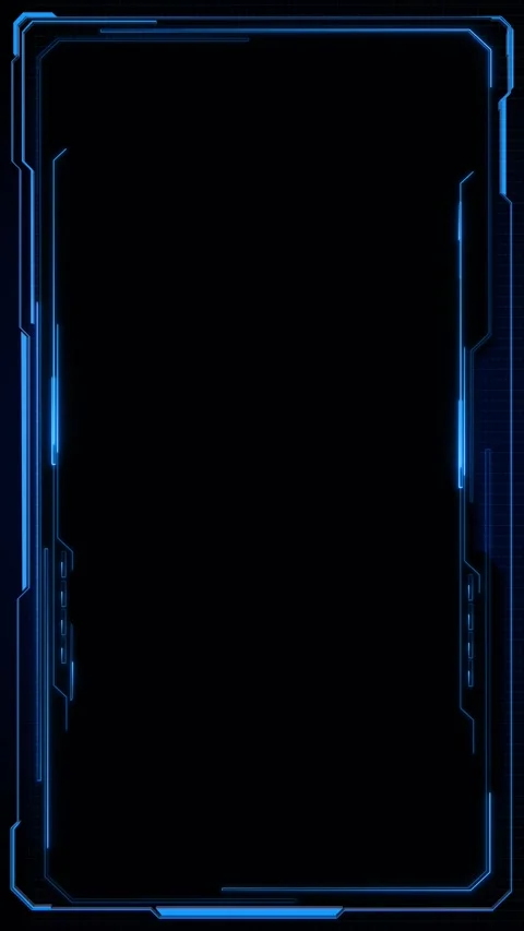 Digital Blue Tech Screen Template Stock Footage 340409317