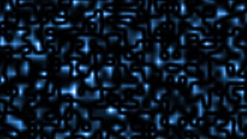 Digital blue technology with circuit lines animation Stock Footage 321062236