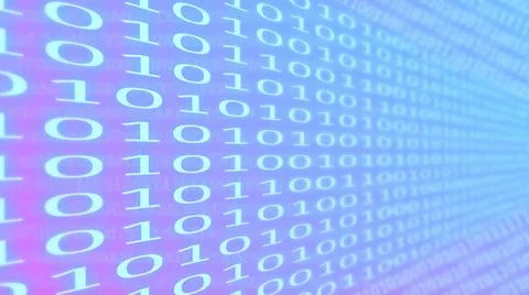 Digital blur number background Stock Illustration