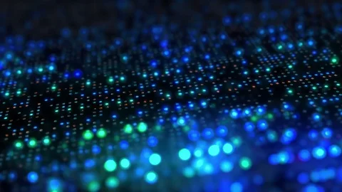 Digital Bokeh Background Stock Footage 72899088