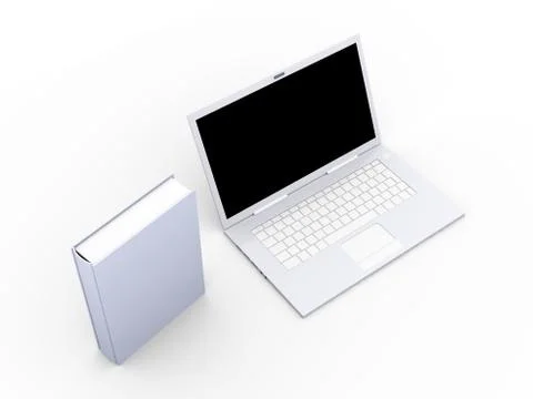 Digital book........ Stock Illustration