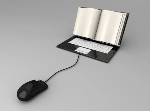 Digital book Stock Illustration