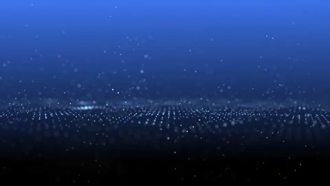 Digital bounce wavy dots loop animation Video stock 337512856