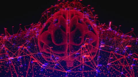 Digital brain 03 動画素材 263327139