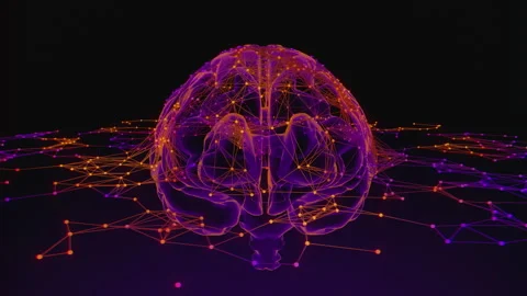 Digital brain 19 動画素材 263332308