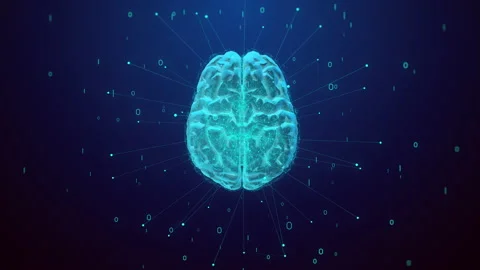 Digital Brain Stock Footage 239037365