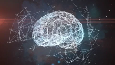Digital brain Stock Footage 274483550