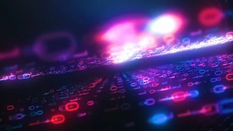 Digital brain forming from Information Stock Footage 114991256