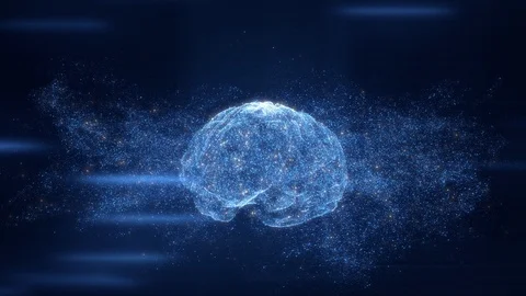 Digital Brain Hologram Vidéo 98036266