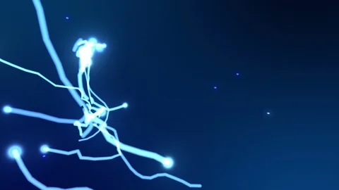 Digital Brain Loop Video stock 97268488