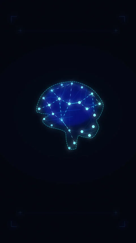 Digital brain, neural network, intelligence, artificial, science, technology Stock-Footage 347558117