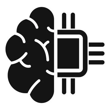 Digital brain power, harnessing artificial intelligence Stock Illustration