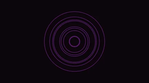 Digital brain pulse animation with glowing neural network connections Stockbeeldmateriaal 347985238