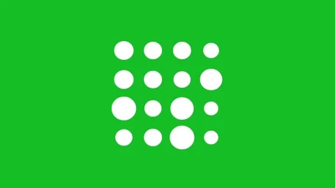 Digital buffering circles green screen motion graphics Stock Footage 302705571
