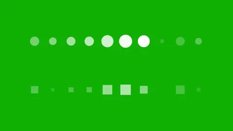 Digital buffering symbols green screen motion graphics Stock Footage 276179909