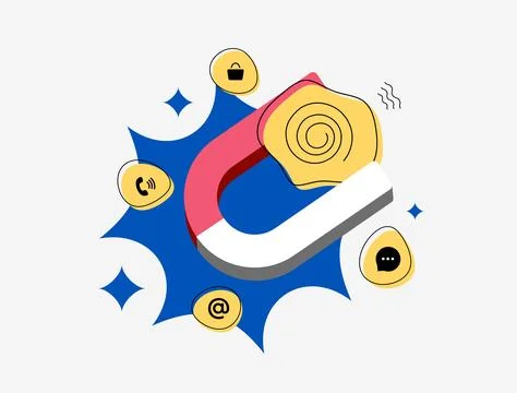 Digital burnout arises from constant notifications, social media fatigue and Illustrazione stock