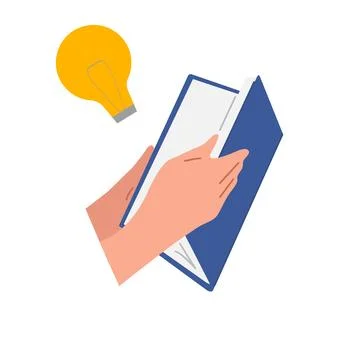 Digital business and online learning concept with laptops charts ideas Stock Illustration
