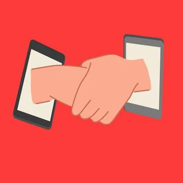 Digital business and online learning concept with laptops charts ideas Stock Illustration