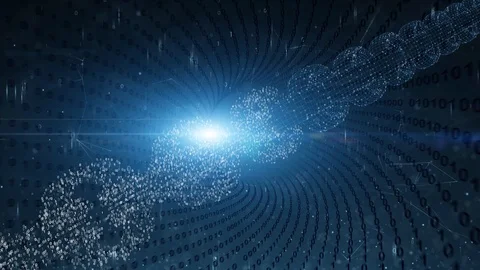 Digital business blockchain chain motion Vídeos de archivo 104114997