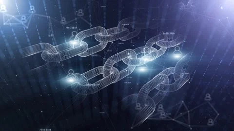 Digital business crypto network animation 스톡 동영상 337573020