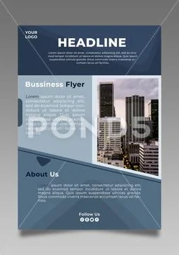 Digital Business Flyer Design Modello PSD